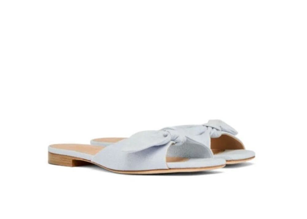 Malone Souliers Vargas Slip On Sandal Icy Blue Size 40